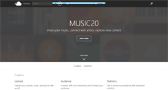 Desktop Screenshot of music20.net