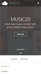 Mobile Screenshot of music20.net